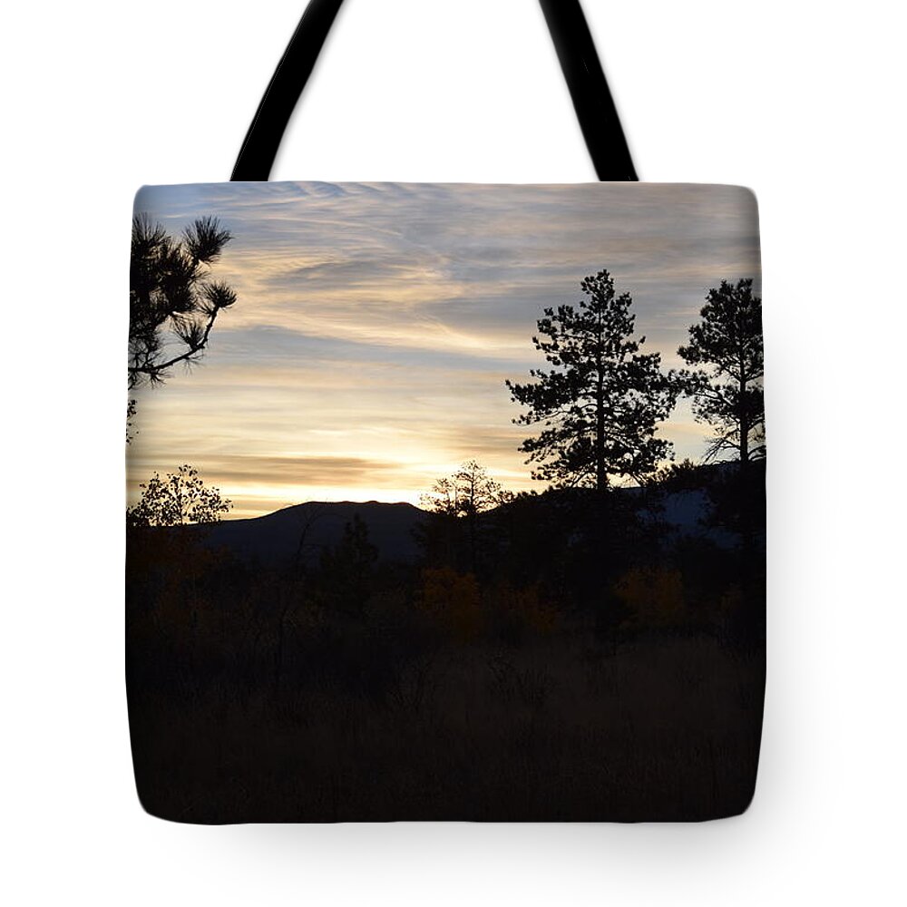 Berg Tote Bag featuring the photograph Sunrise Back Country CO #4 by Margarethe Binkley