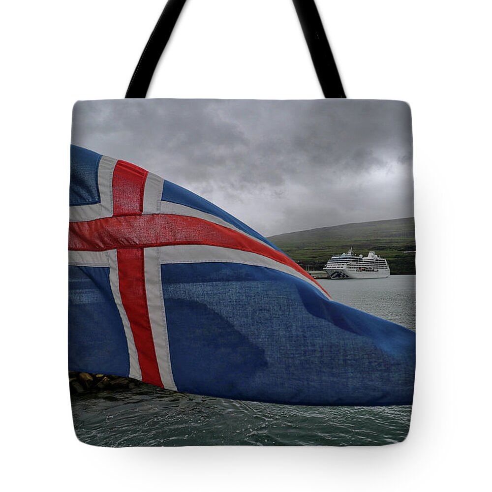 Akureyri Iceland Tote Bag featuring the photograph Akureyri Iceland #10 by Paul James Bannerman