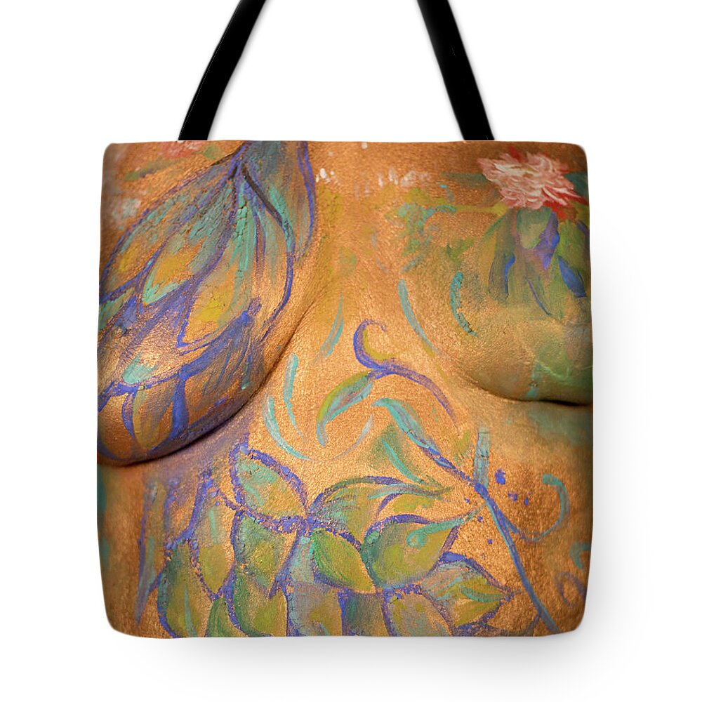 Hadassah Greater Atlanta Tote Bag featuring the photograph 10. Jessica Locklar, Artist, 2018 by Best Strokes - Formerly Breast Strokes - Hadassah Greater Atlanta