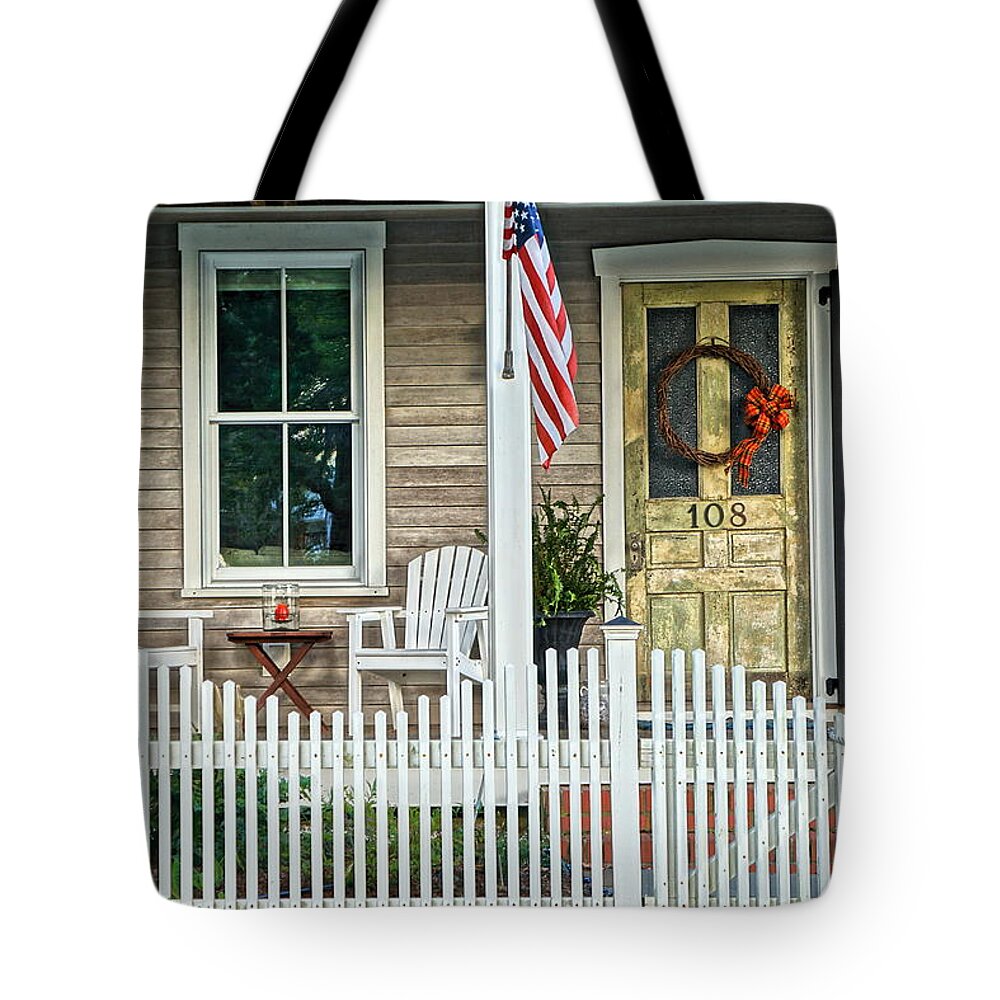 Southport Tote Bag featuring the photograph 108 View 2 by Don Margulis