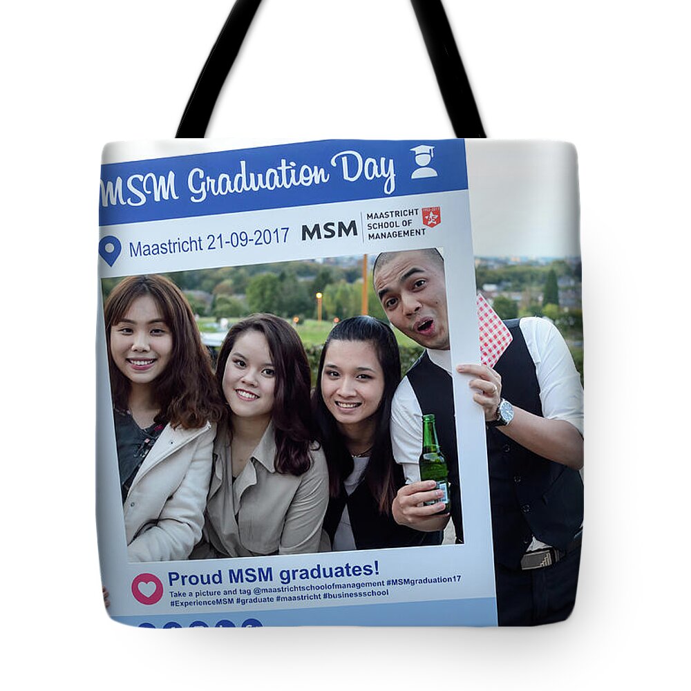  Tote Bag featuring the photograph Graduation Ceremony 2017 #109 by Maastricht School Of Management