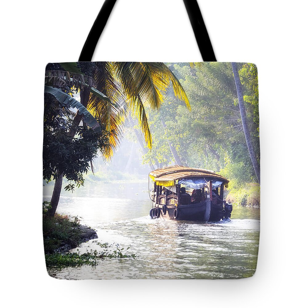 Alappuzha Tote Bag featuring the photograph Backwaters Kerala - India #11 by Joana Kruse