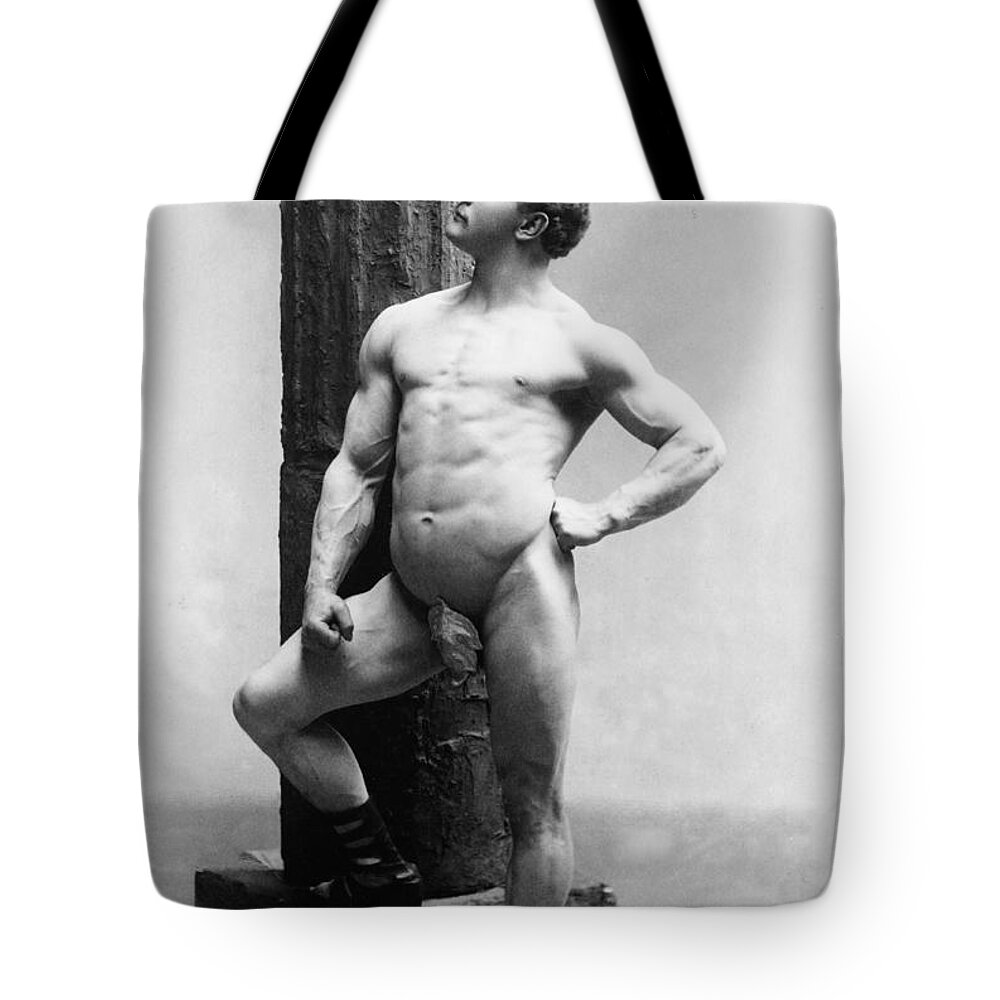 Erotica Tote Bag featuring the photograph Eugen Sandow, Father Of Modern #11 by Science Source