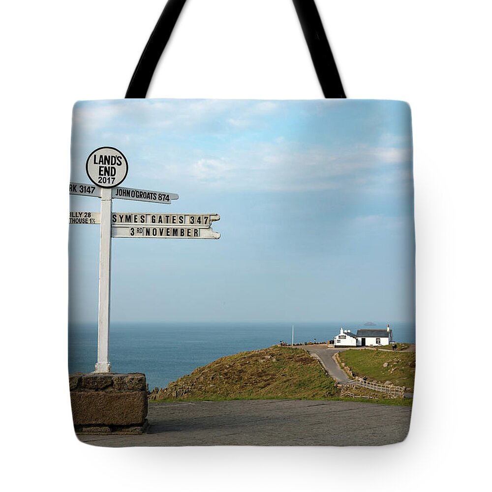 Land's End Tote Bag featuring the photograph Land's End - England #11 by Joana Kruse