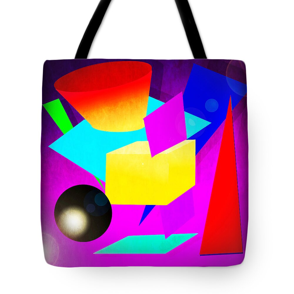 Abstract Tote Bag featuring the photograph 110a by Timothy Bulone
