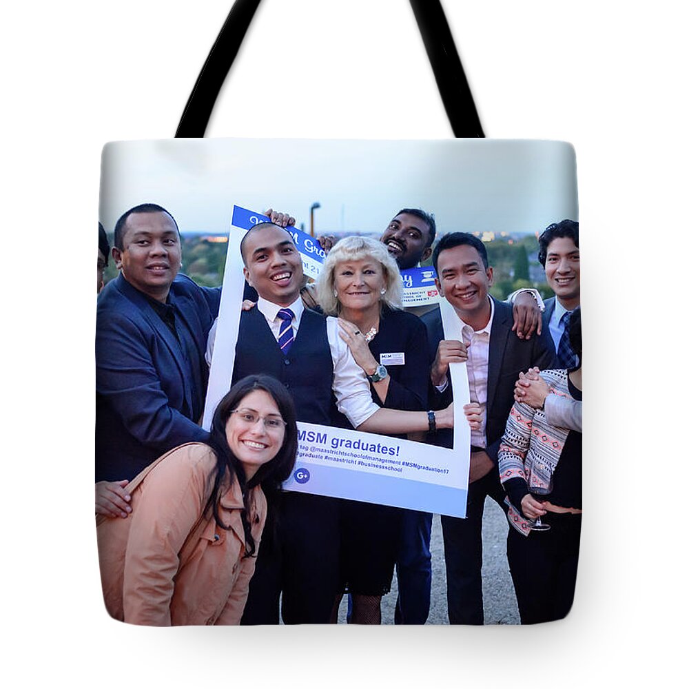  Tote Bag featuring the photograph Graduation Ceremony 2017 #114 by Maastricht School Of Management