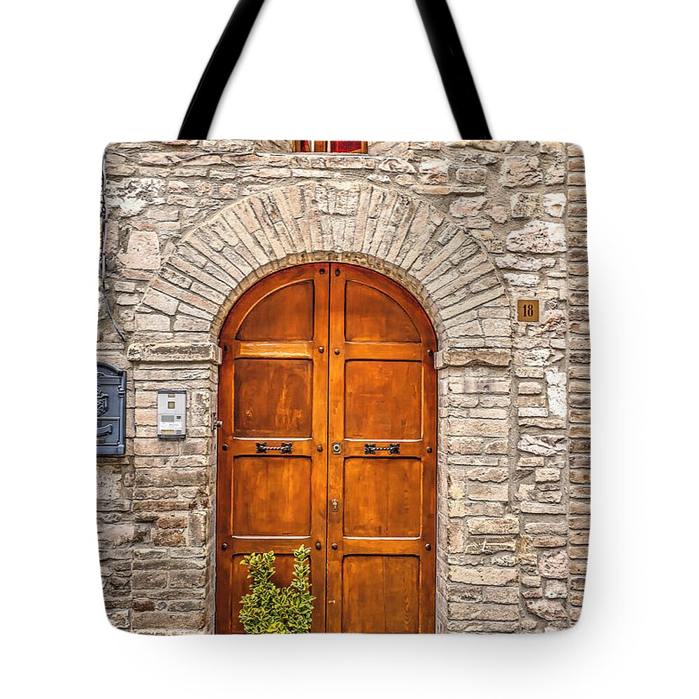Assisi Tote Bag featuring the photograph 1164 Assisi Italy by Steve Sturgill