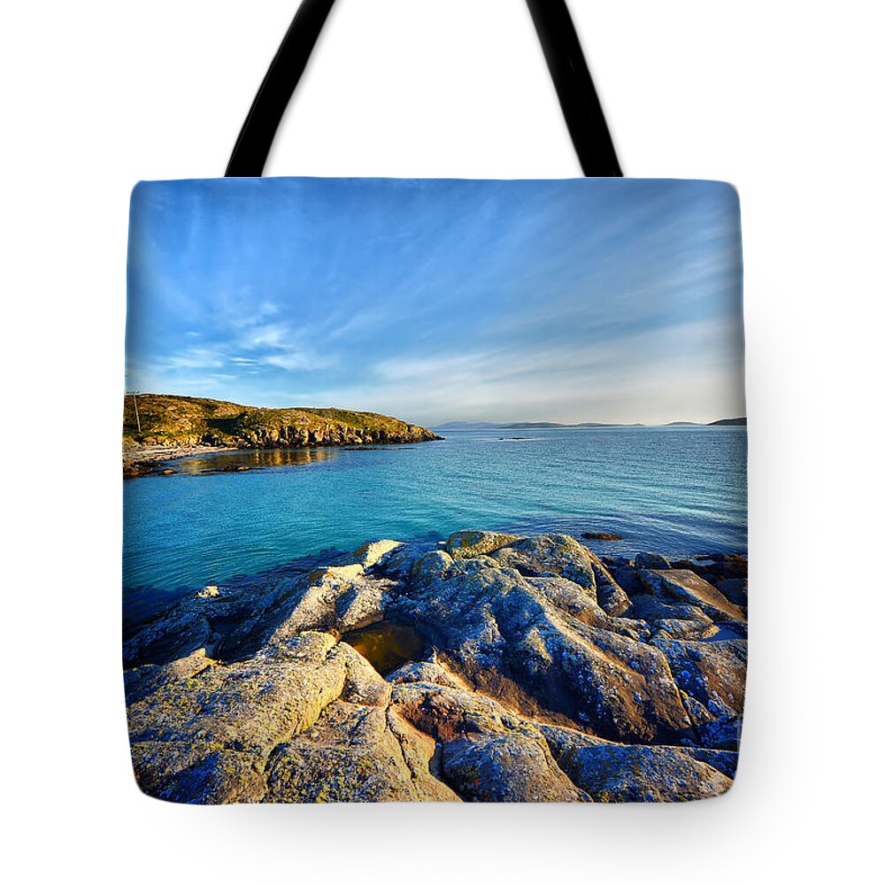 Eriskay Tote Bag featuring the photograph Eriskay by Smart Aviation
