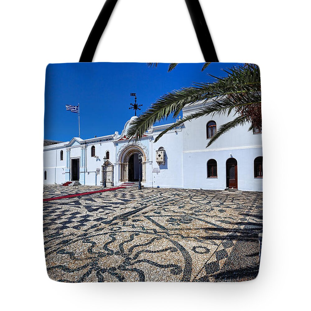 Aegean Tote Bag featuring the photograph Tinos - Greece #12 by Constantinos Iliopoulos