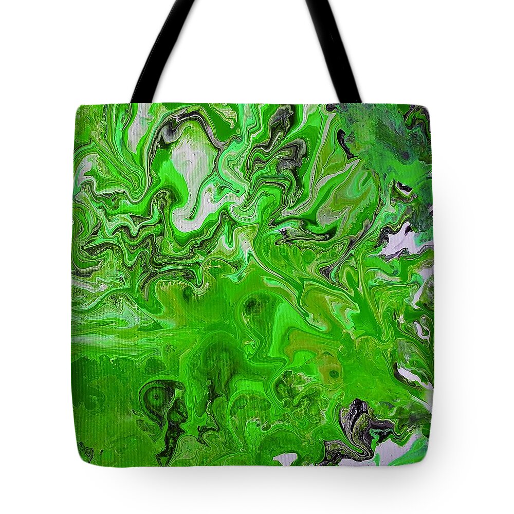 Abstract Tote Bag featuring the painting #125a by Gerry Smith