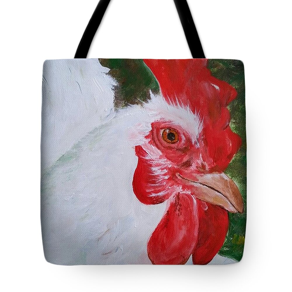Pearl Tote Bag featuring the painting #13 Pearl #13 by Cheryl Nancy Ann Gordon