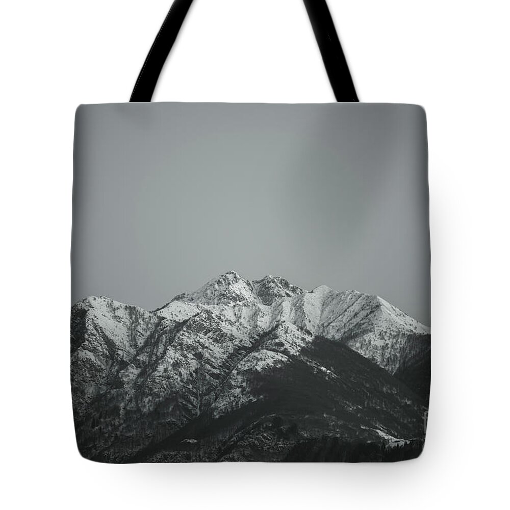 Mountain Tote Bag featuring the photograph Snow-capped Mountain #13 by Mats Silvan