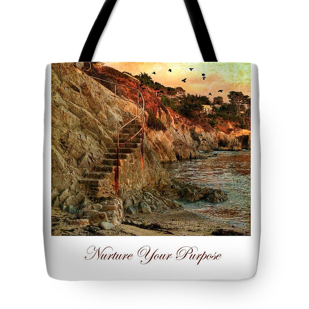 Stairs Tote Bag featuring the photograph 135 Fxq by Charlene Mitchell