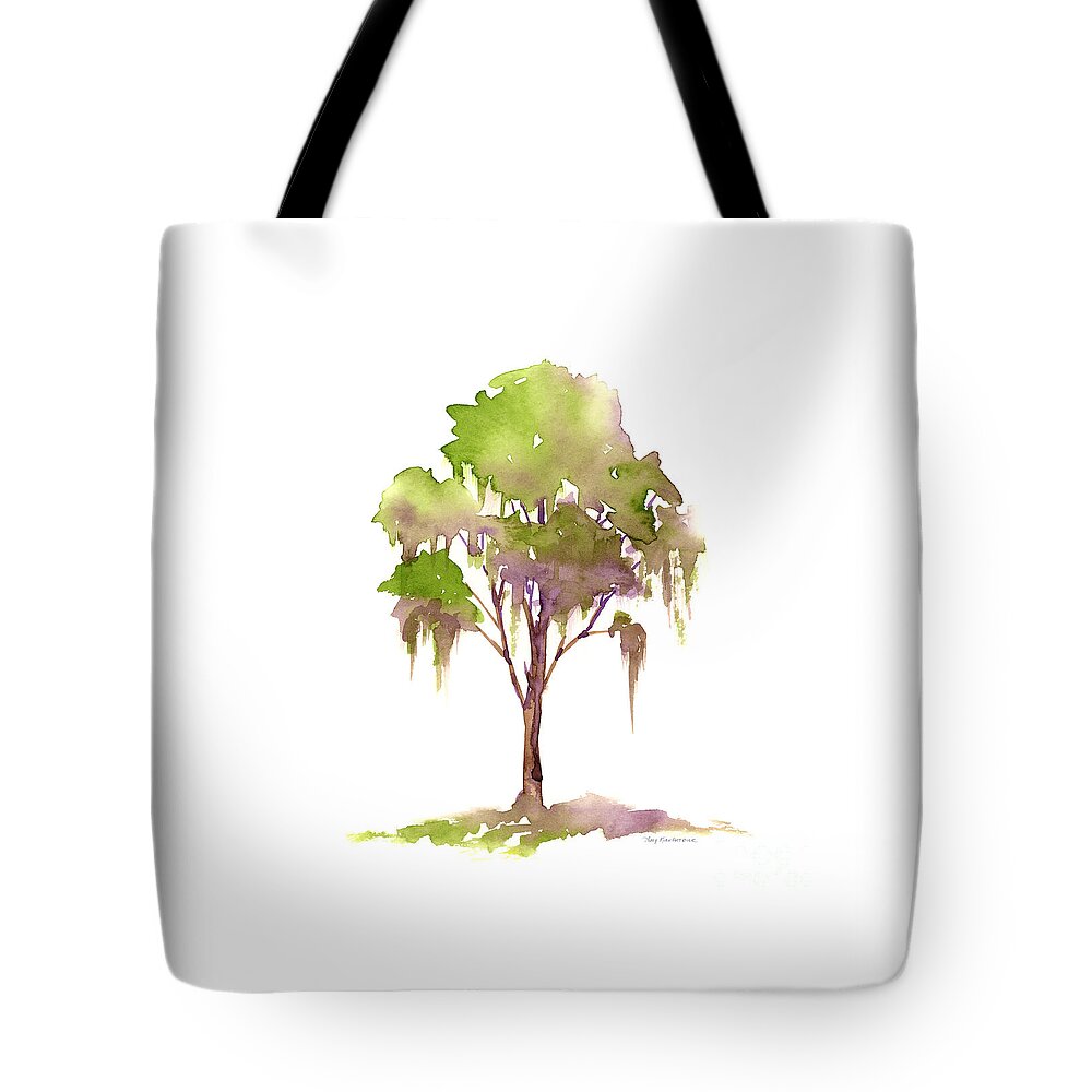 Mossy Trees Tote Bags