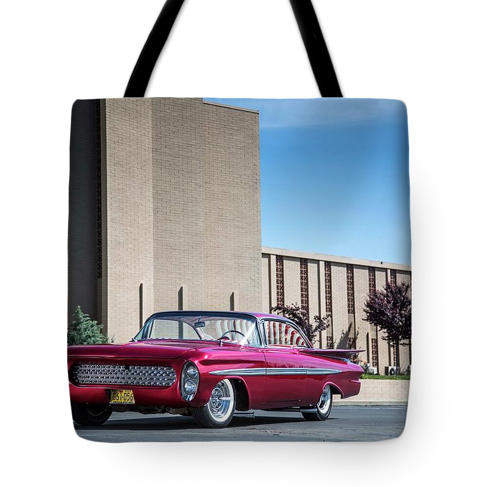 Chevrolet Impala Tote Bag featuring the photograph Chevrolet Impala #17 by Jackie Russo