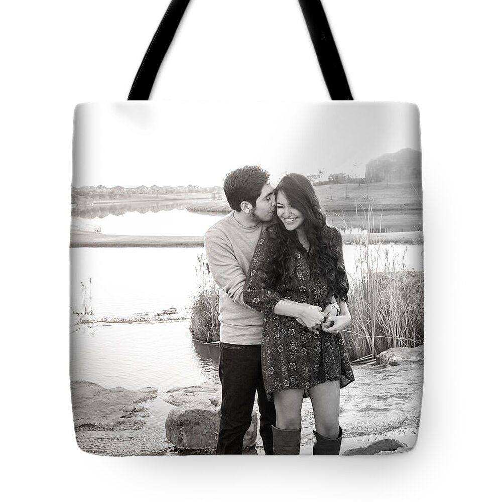 Couple Tote Bag featuring the photograph 1721-2 by Teresa Blanton