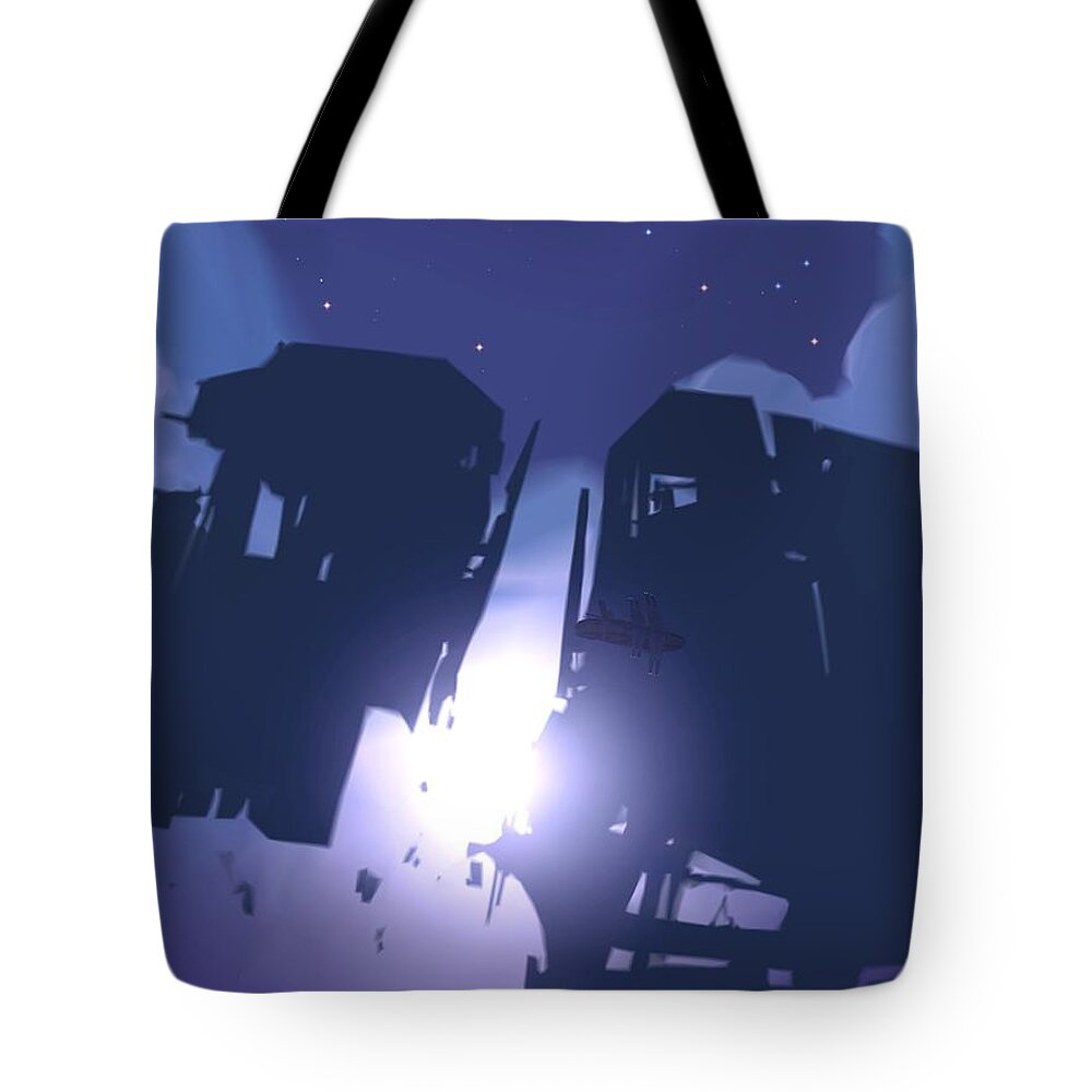 Other Tote Bag featuring the digital art Other #18 by Maye Loeser