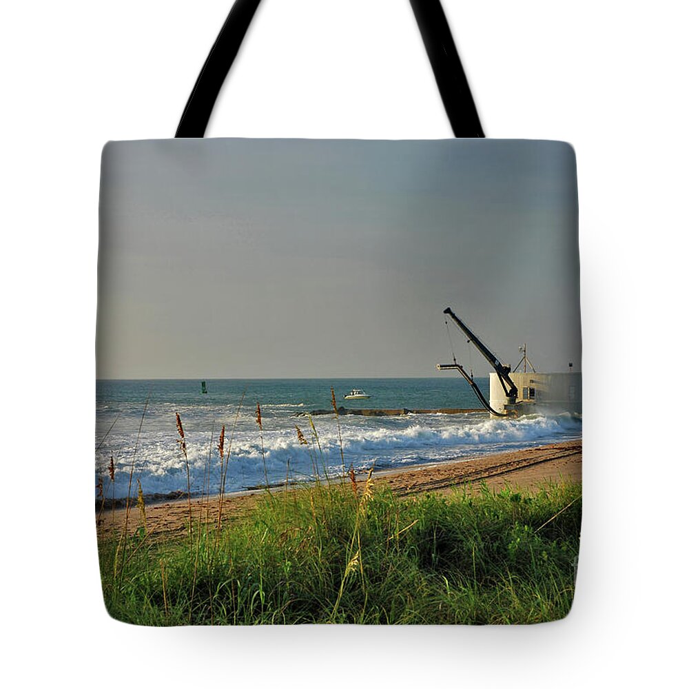  Pump House Tote Bag featuring the photograph 19- The Pump House by Joseph Keane