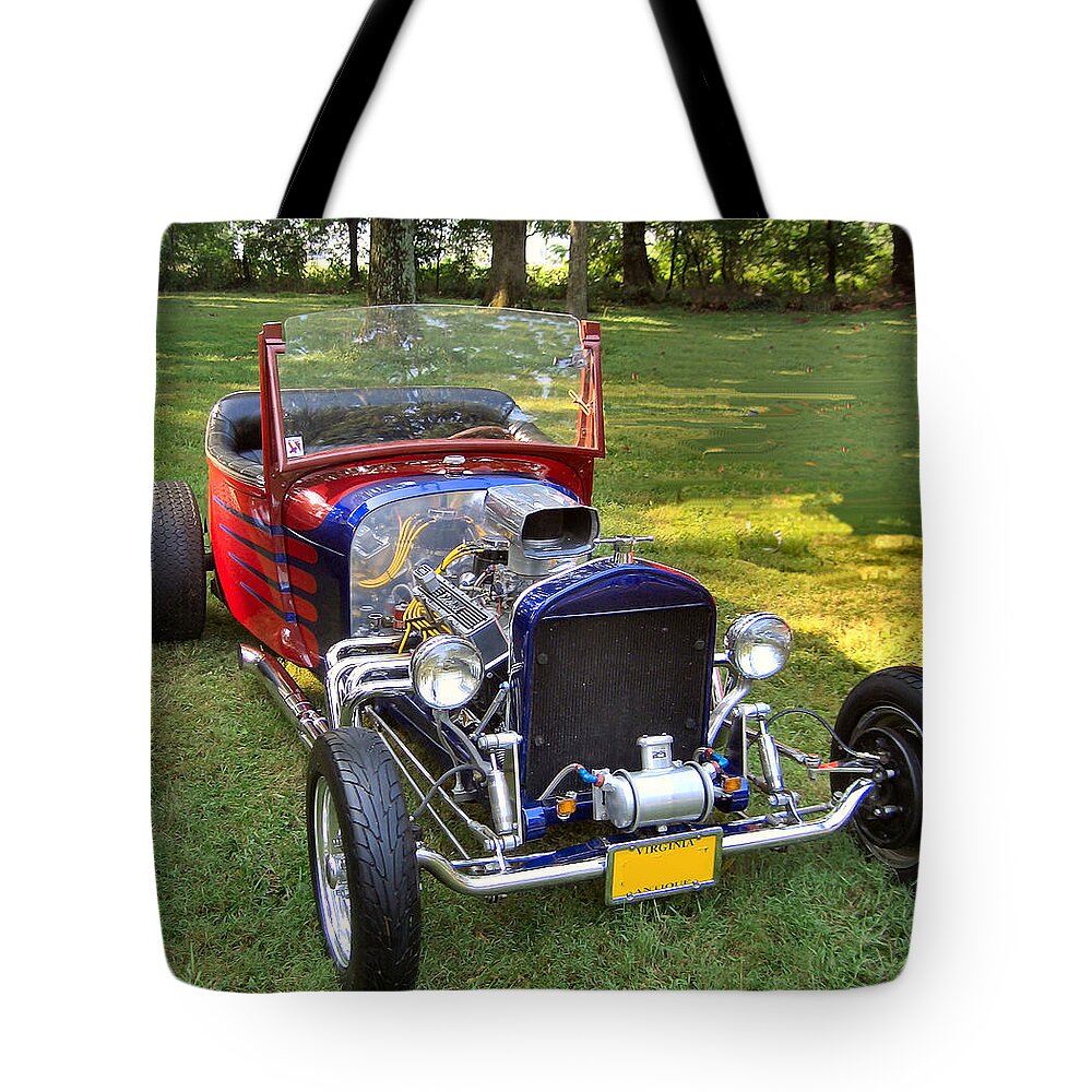 Ford Tote Bag featuring the photograph 1919 Nitro T by Lin Grosvenor