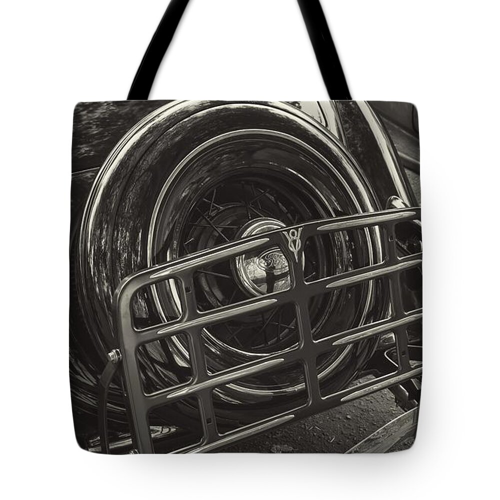 1935 Ford Tote Bag featuring the photograph 1935 Ford 21c by Cathy Anderson