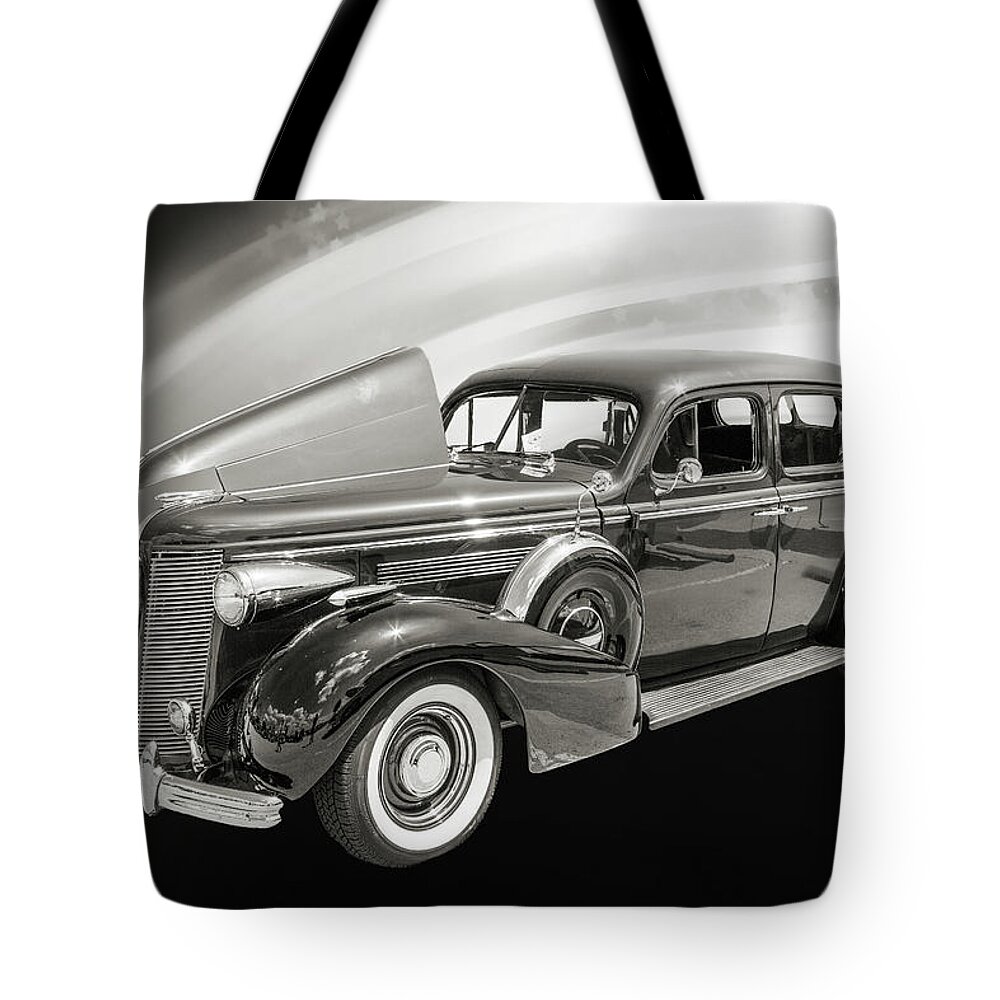 1937 Buick 40 Special Tote Bag featuring the photograph 1937 Buick 40 Special 5541.53 by M K Miller