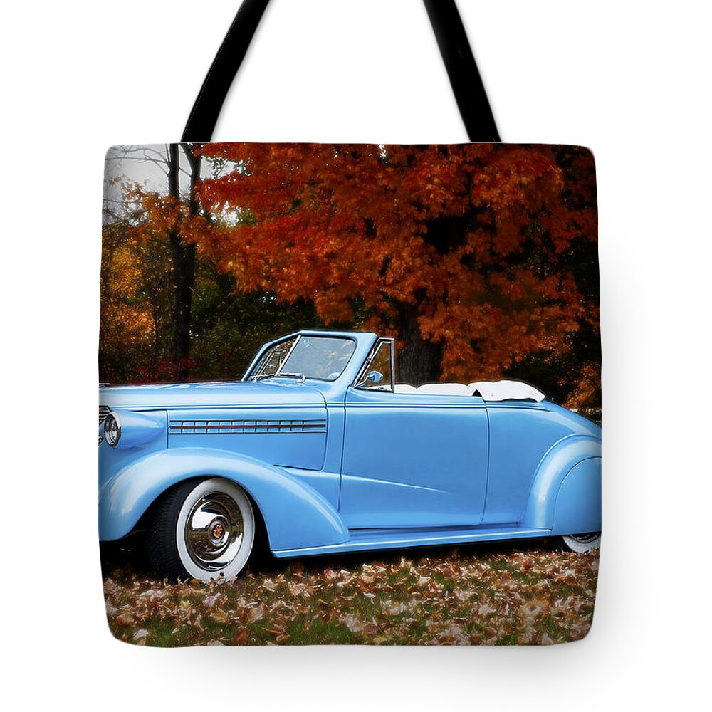 Chevy Tote Bag featuring the photograph 1938 Chevy by Dick Pratt