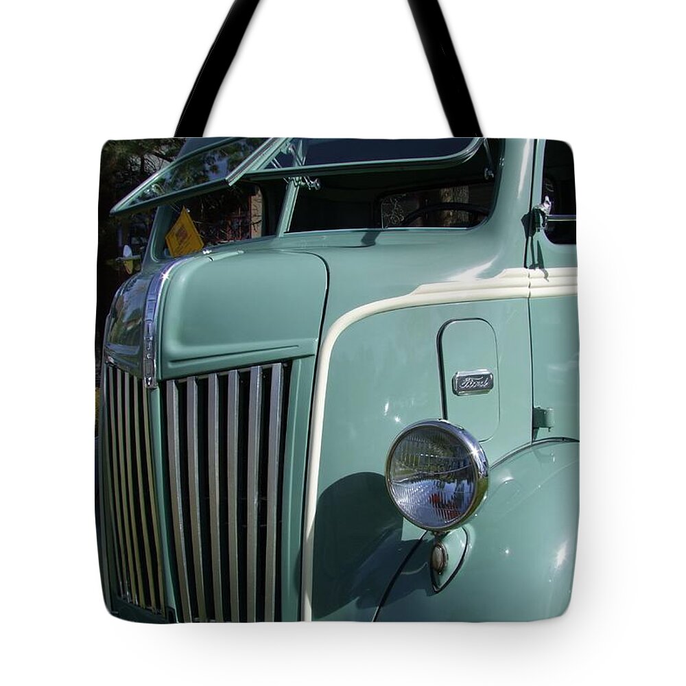 1947 Ford Cab Over Truck Tote Bag featuring the photograph 1947 Ford Cab Over Truck by Mary Deal