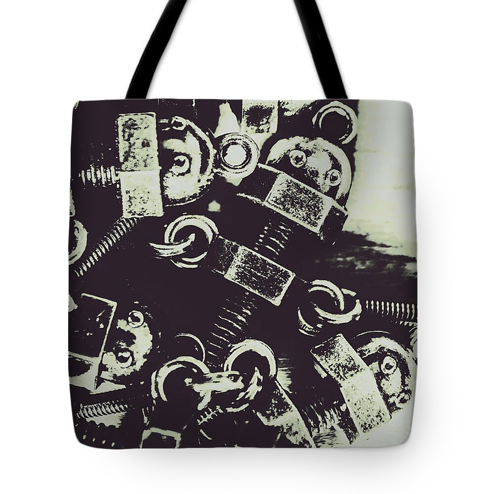 Toy Tote Bag featuring the photograph 1947 Nutters by Jorgo Photography