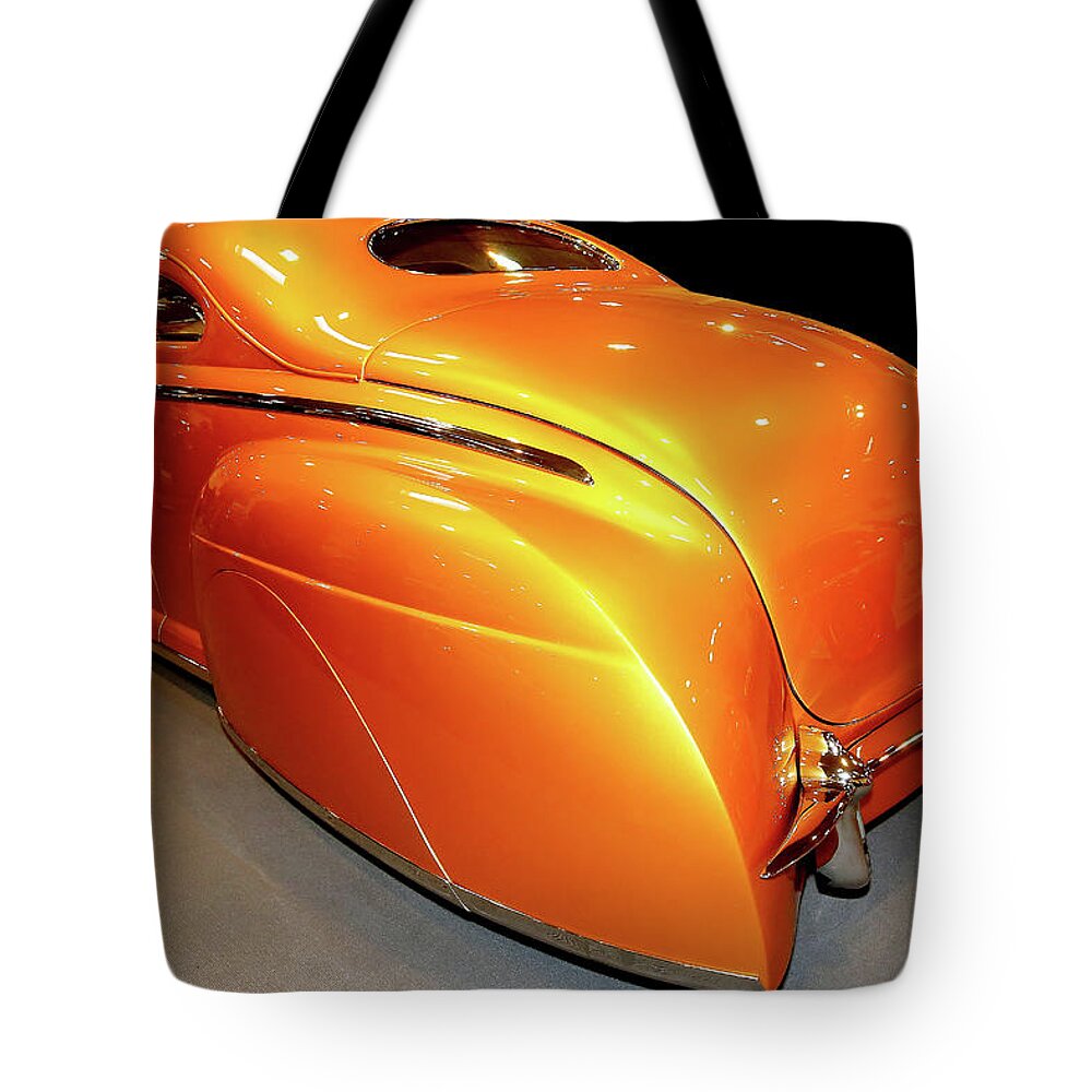 1948 Tote Bag featuring the photograph 1948 Ford Coupe Deluxe by Peter Kraaibeek