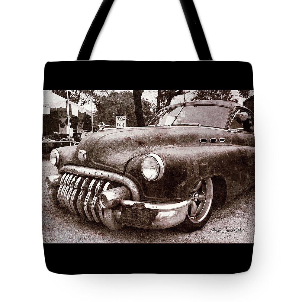 Special Tote Bag featuring the photograph 1950 Buick Special Jetback Deluxe by Joann Copeland-Paul