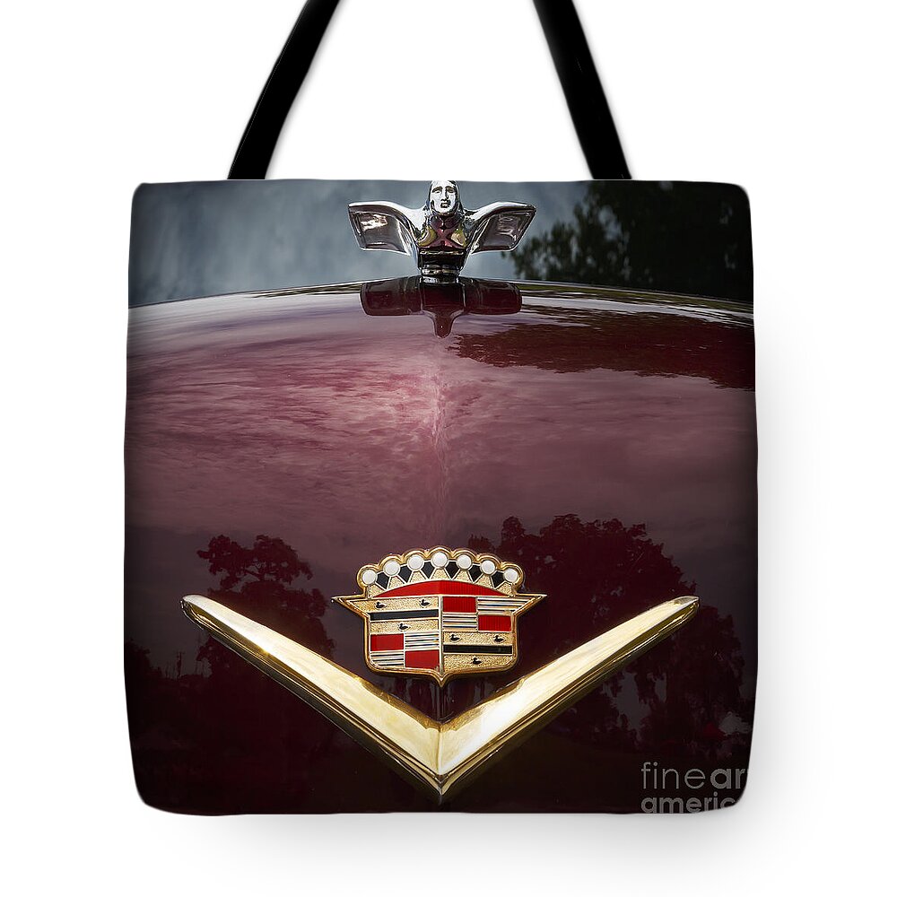 Cadillac Tote Bag featuring the photograph 1952 Cadillac by Dennis Hedberg