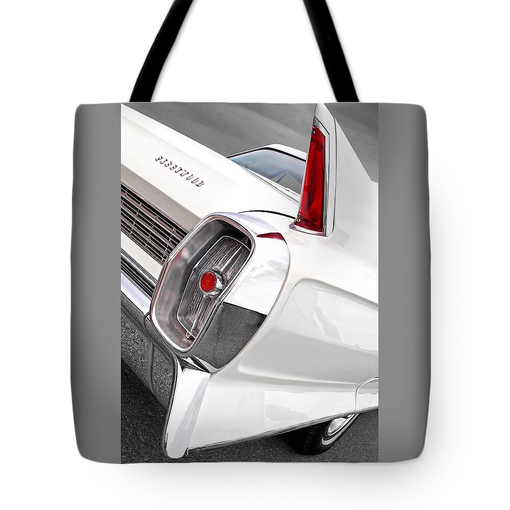 Cadillac Tote Bag featuring the photograph 1960s Cadillac Fleetwood by Gill Billington