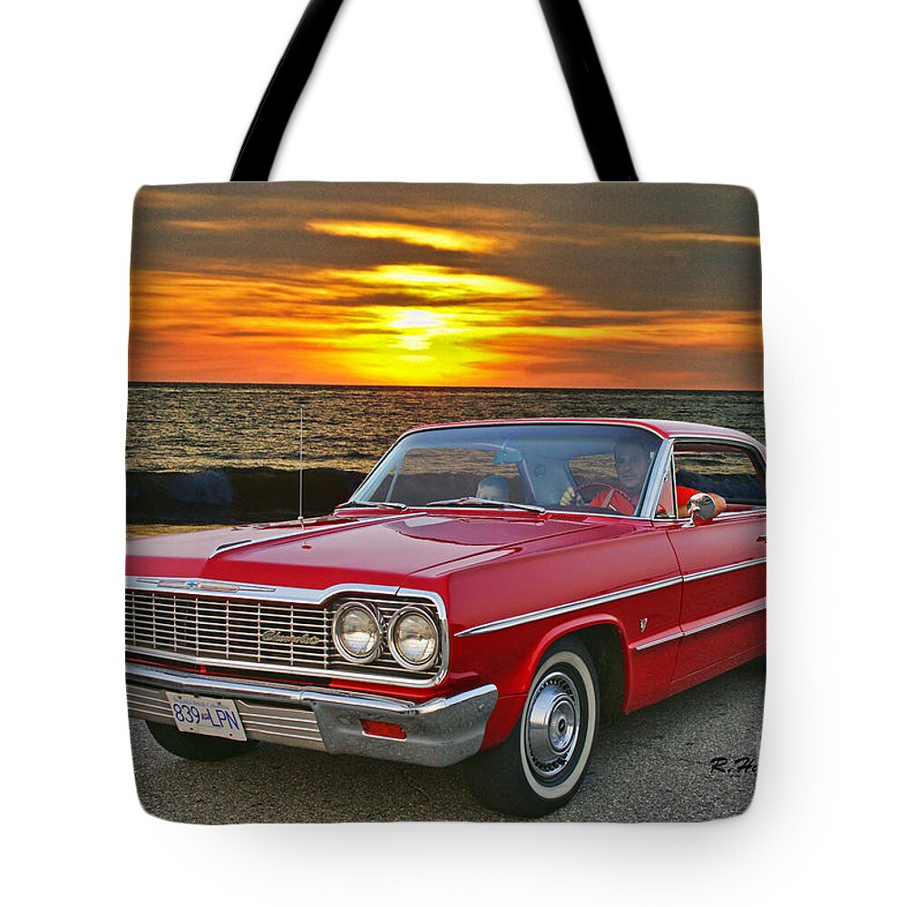 Cars Tote Bag featuring the photograph 1964 Chevy Impala by Randy Harris