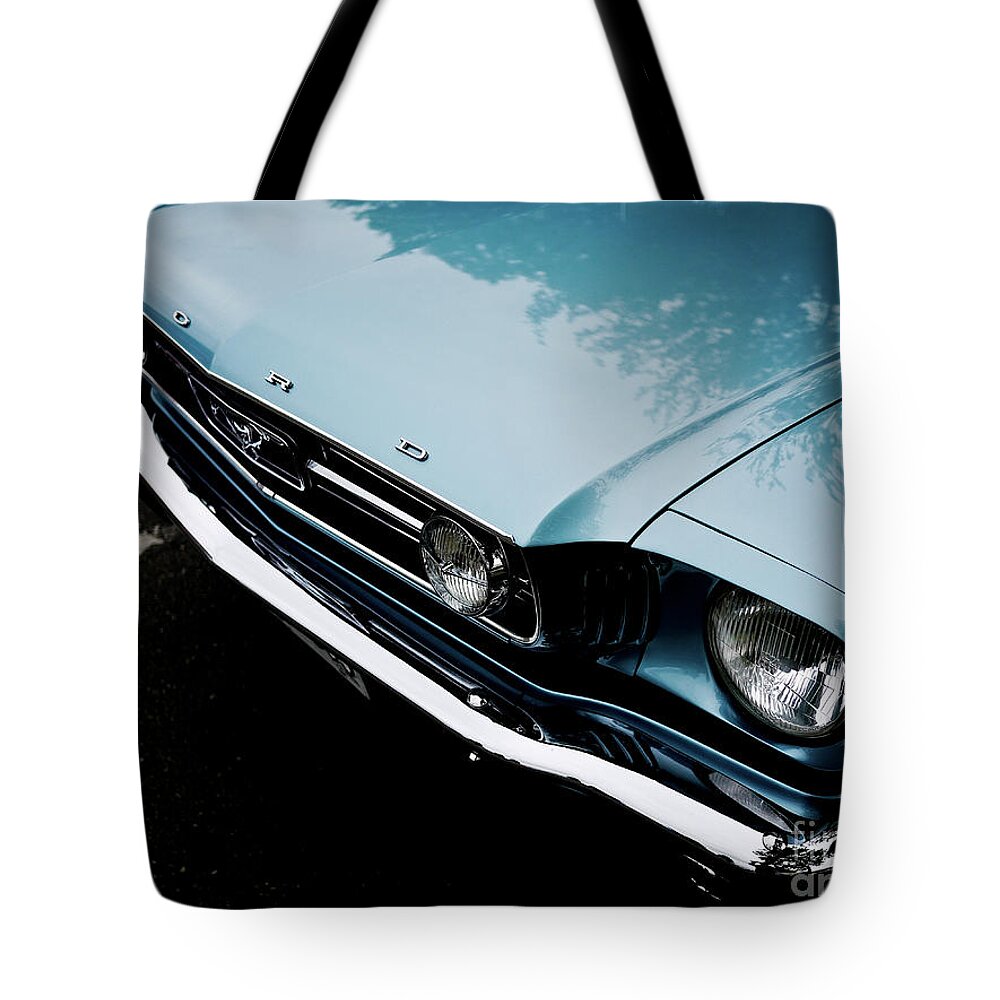 1966 Tote Bag featuring the photograph 1966 Ford Mustang by M G Whittingham