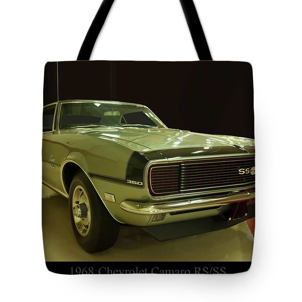 1968 Chevy Camaro Rs-ss Tote Bag featuring the photograph 1968 Chevy Camaro RS-SS by Flees Photos