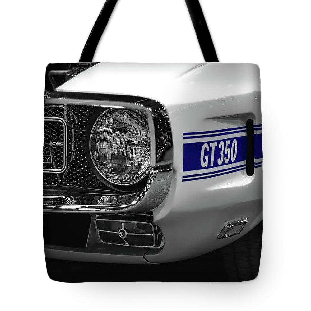 1970 Tote Bag featuring the photograph 1969 Ford Mustang Shelby GT350 1970 by Gordon Dean II