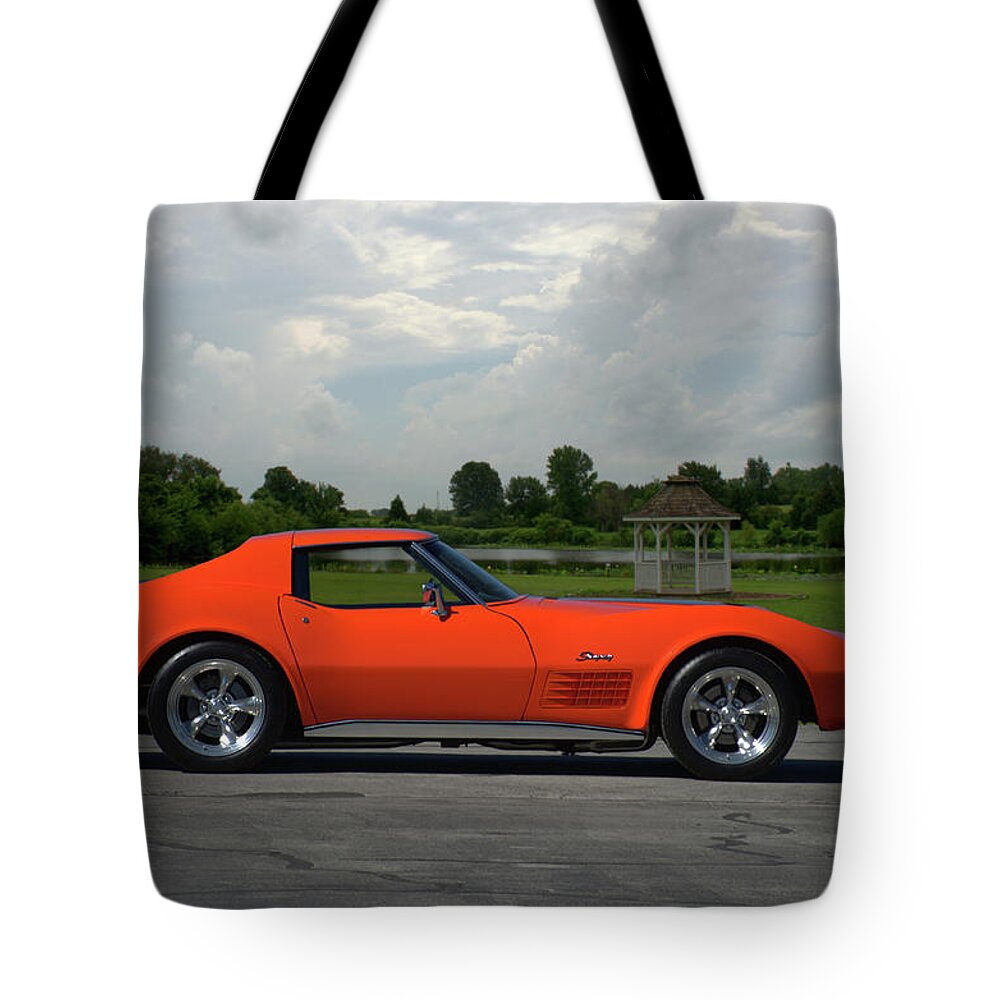 1970 Tote Bag featuring the photograph 1970 Corvette Stingray by Tim McCullough
