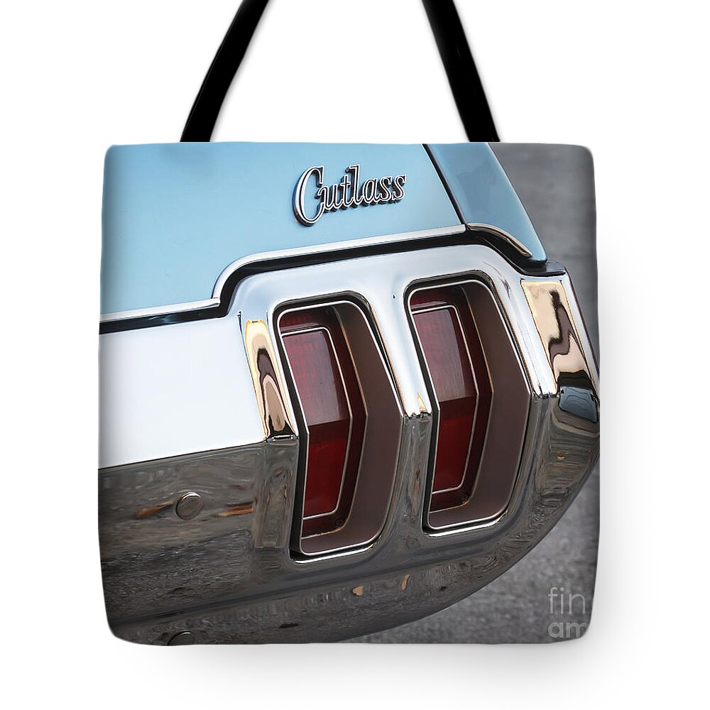 Oldsmobile Tote Bag featuring the photograph 1970 Cutlass by Dennis Hedberg