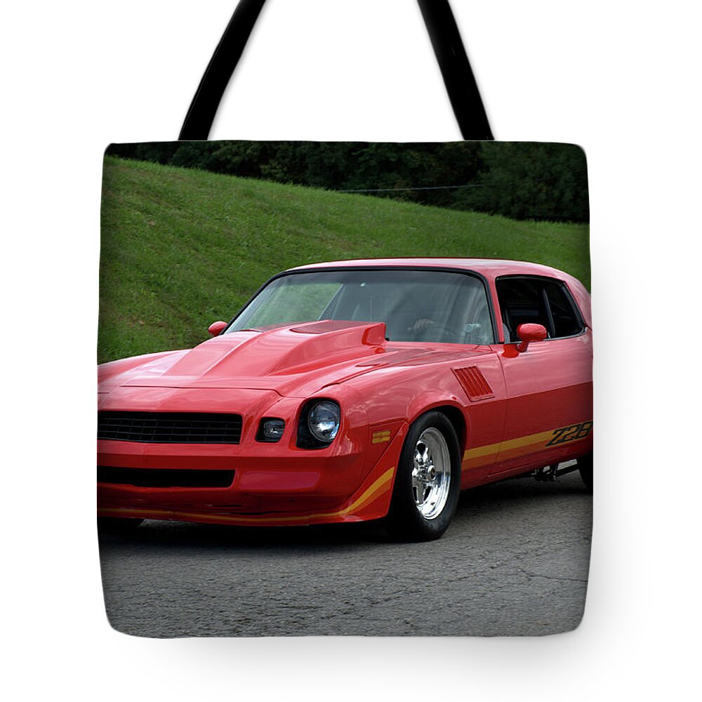 1974 Tote Bag featuring the photograph 1974 Camaro Z28 by Tim McCullough