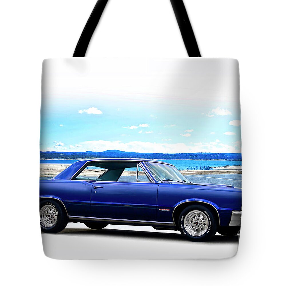 Automobile Tote Bag featuring the photograph 1965 Pontiac GTO II #2 by Dave Koontz
