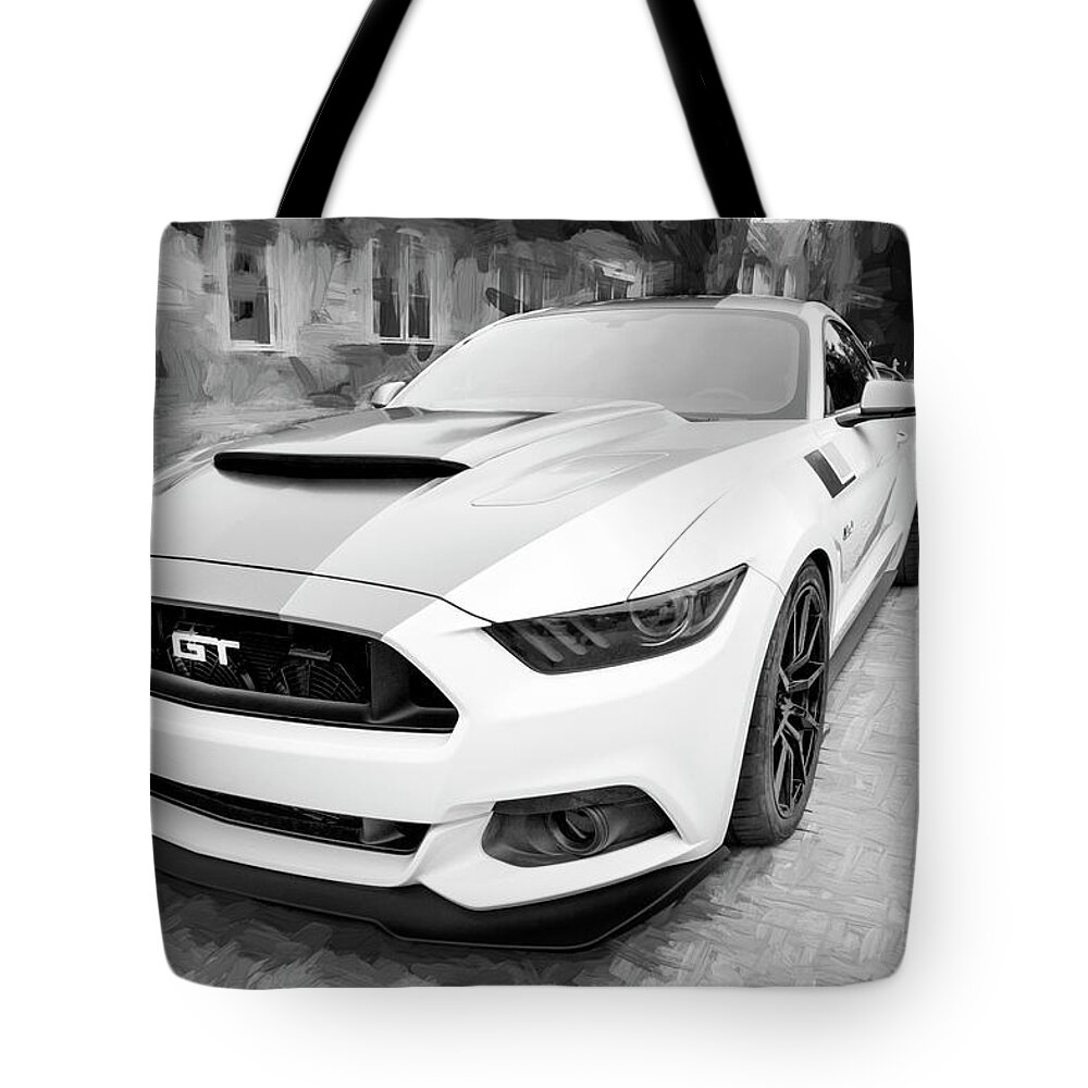 2017 Ford Mustang Tote Bag featuring the photograph 2017 Ford GT Mustang 5.0 by Rich Franco