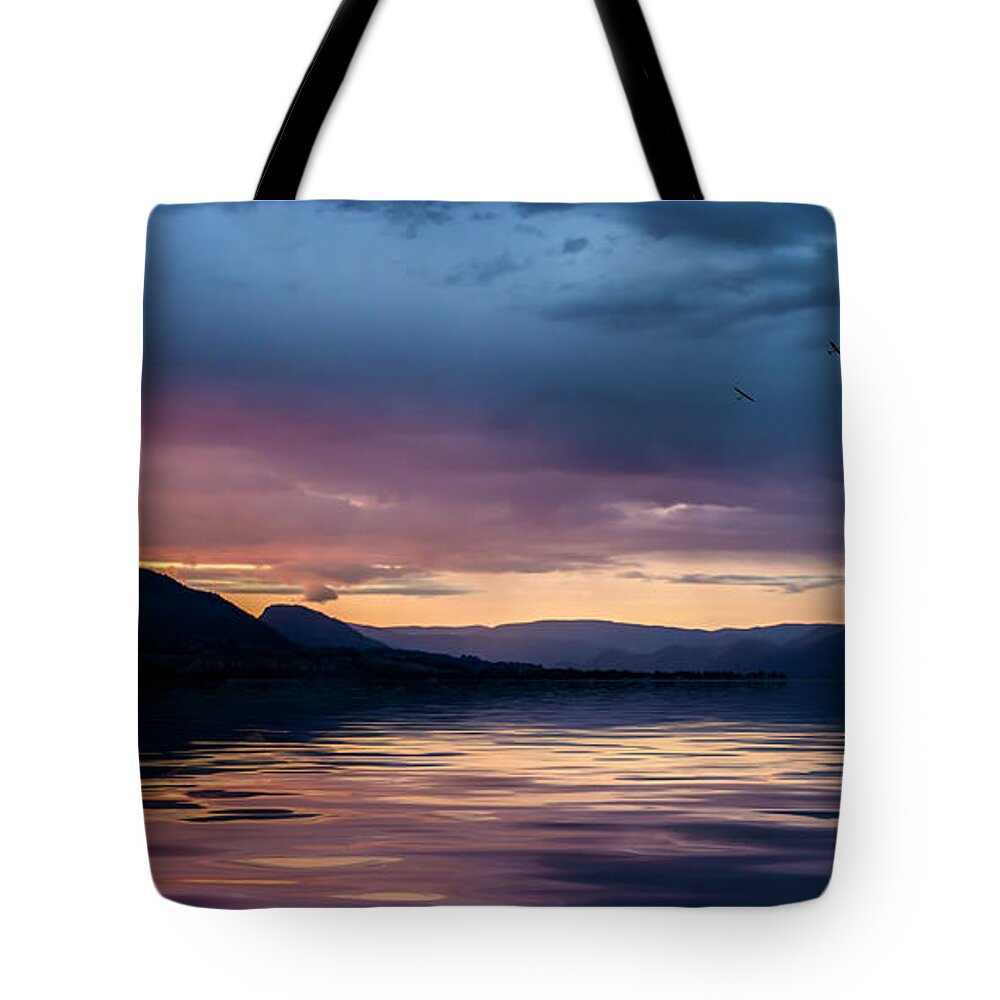 After The Storm Tote Bag featuring the photograph Across the clouds I see my shadow fly #2 by John Poon