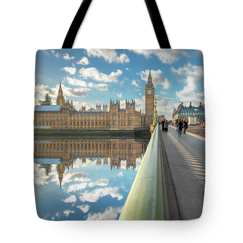 Big Ben Tote Bag featuring the photograph Big Ben London #2 by Adrian Evans