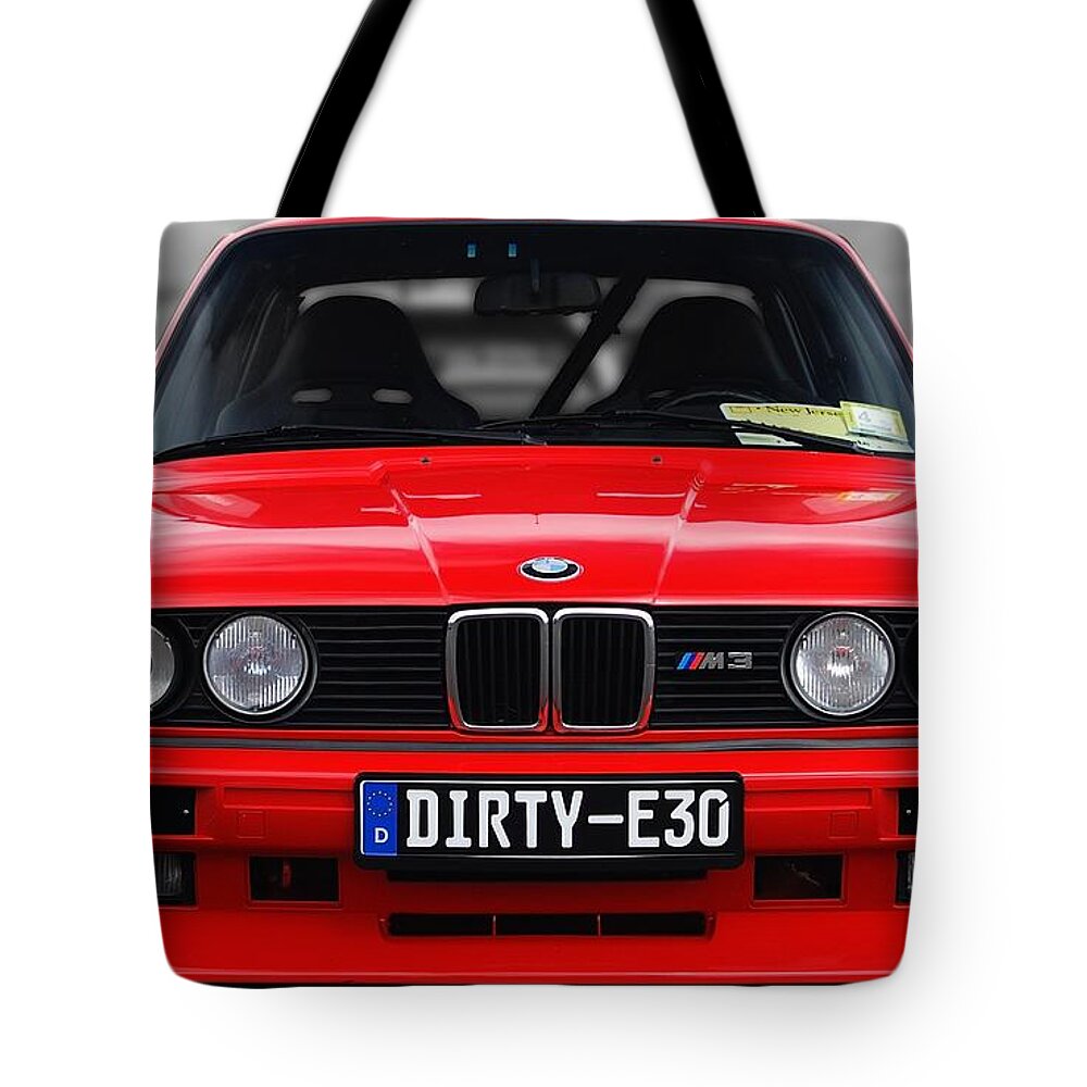Bmw M3 Tote Bag featuring the photograph Bmw M3 #2 by Jackie Russo