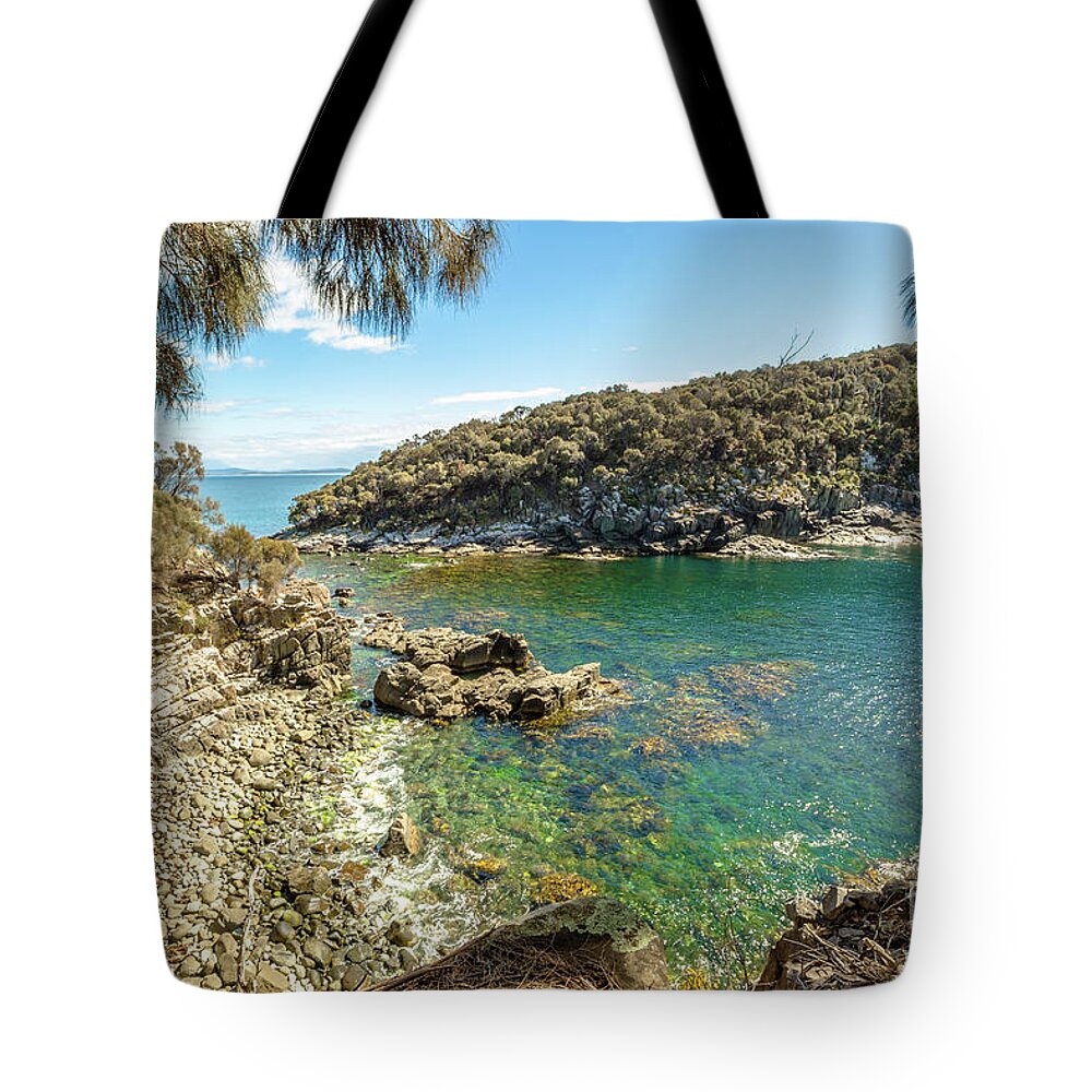 Australian Tote Bag featuring the photograph Bruny Island Tasmania #2 by Benny Marty