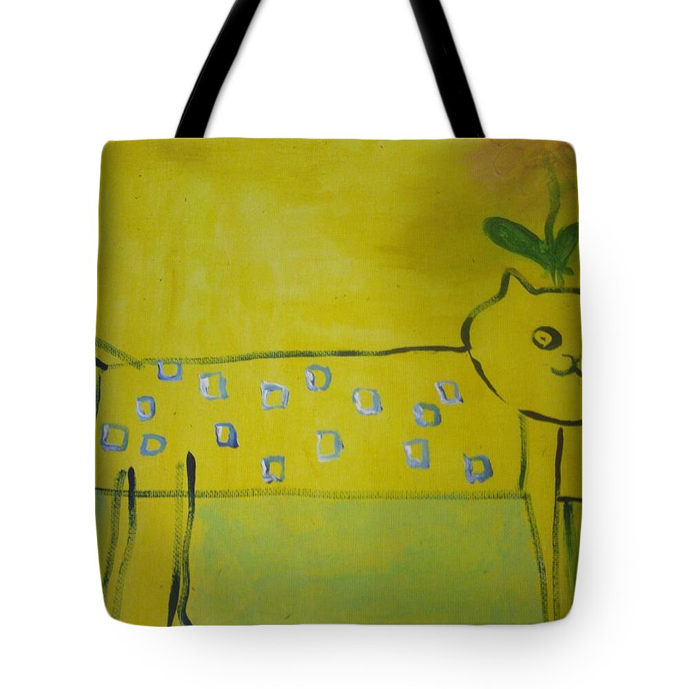 Cats Tote Bag featuring the photograph CAT #2 by Goma