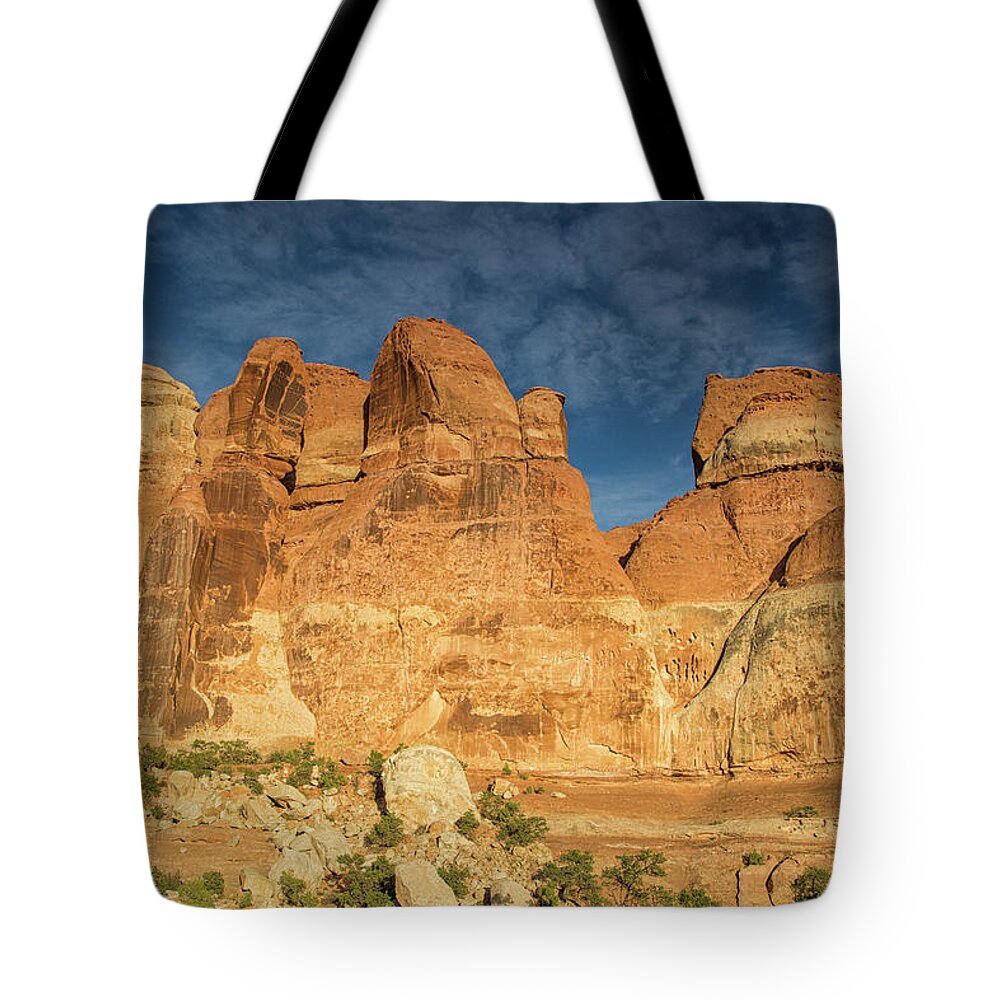 Canyonlands National Park Tote Bag featuring the photograph Chesler sunset #2 by Kunal Mehra