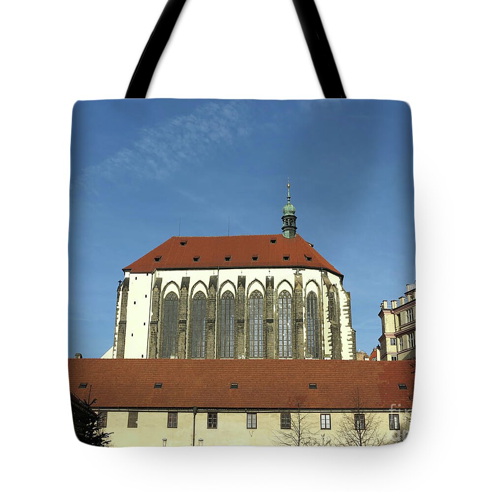 Sightseeing Tote Bag featuring the photograph Church of the Virgin Mary of the Snow #2 by Michal Boubin