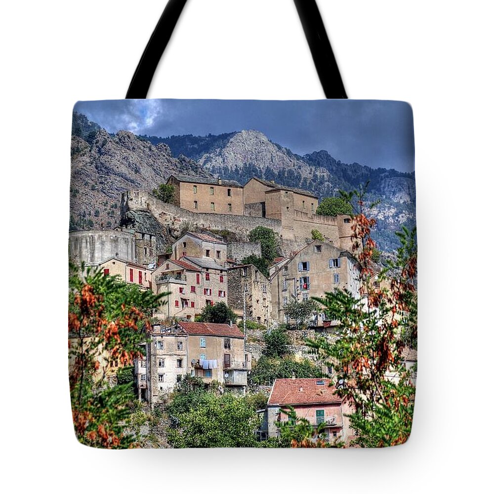 Corsica France Tote Bag featuring the photograph Corsica France by Paul James Bannerman