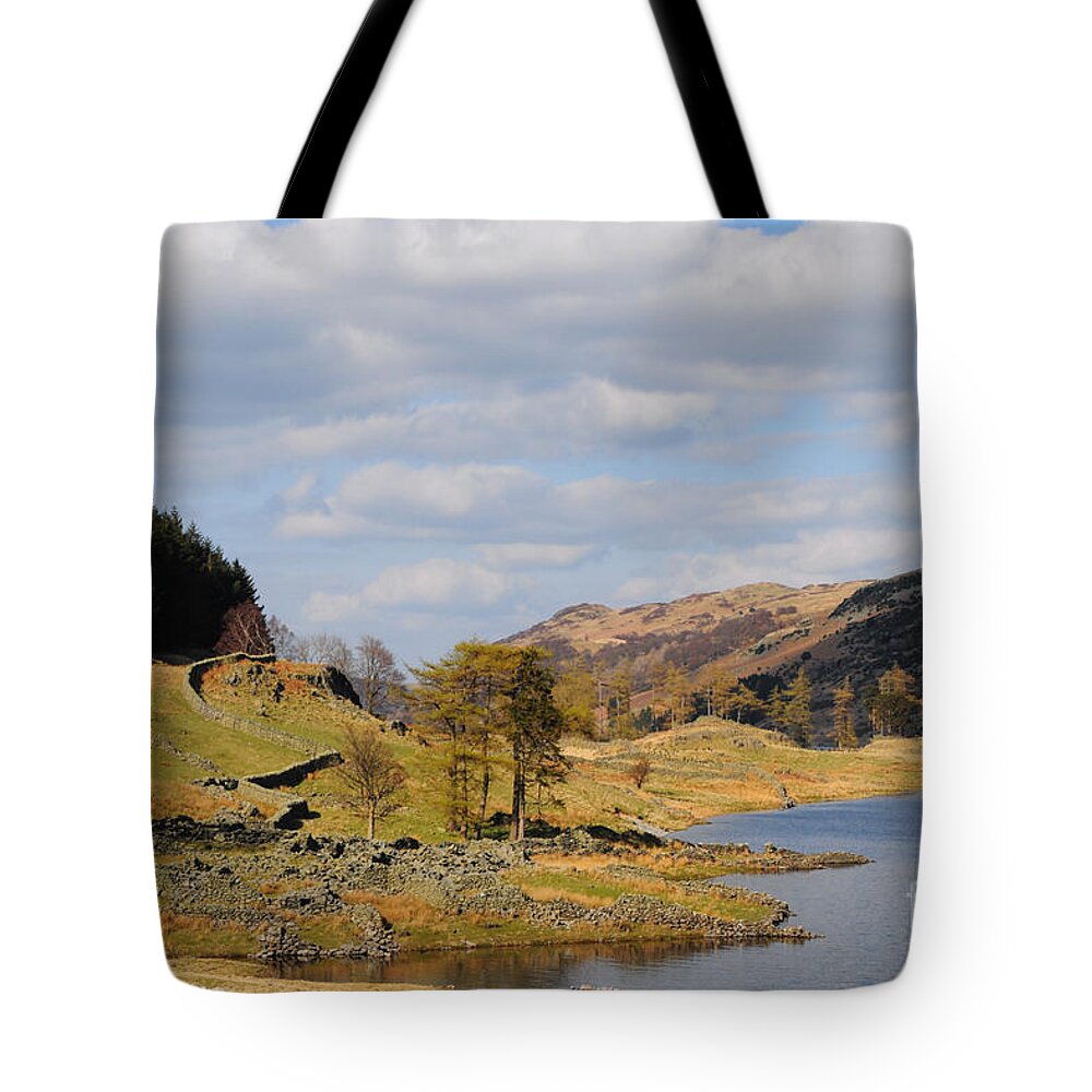 Haweswater Tote Bag featuring the photograph Haweswater #2 by Smart Aviation